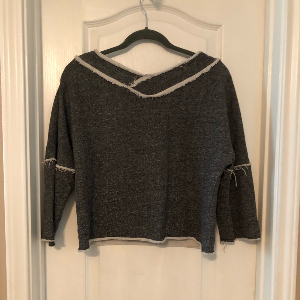 AIKO Cropped Sweatshirt - Picture 6 of 7
